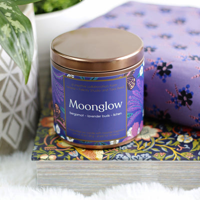MOONGLOW: an art collaboration candle