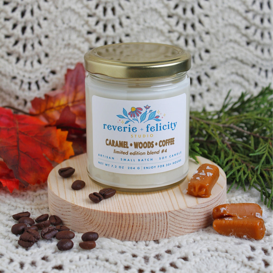 Limited Edition #4 - Caramel • Woods • Coffee Classic Soy Wax